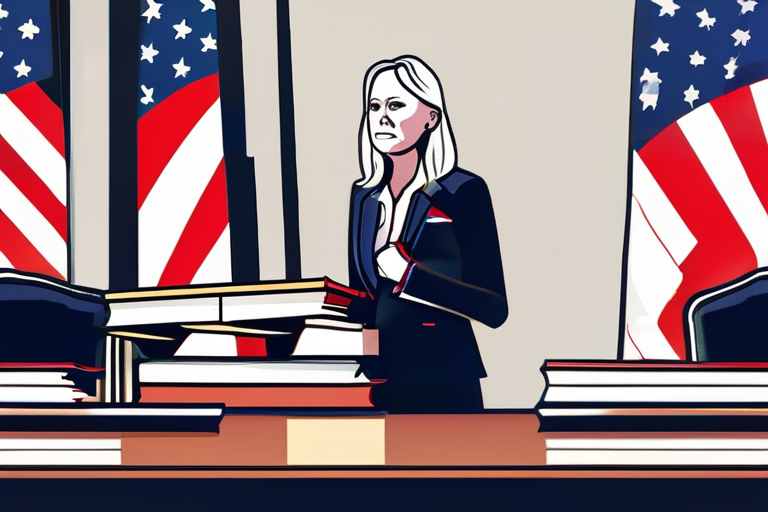 "Trump Feud Forces Marjorie Taylor Greene Out of Congress"