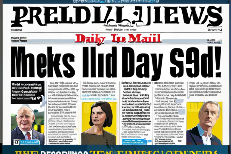 "Daily Mail Owner Makes £500m Bid for Daily Telegraph"