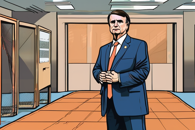 "Bolsonaro Snared in Escape Plot Ahead of Prison Term"