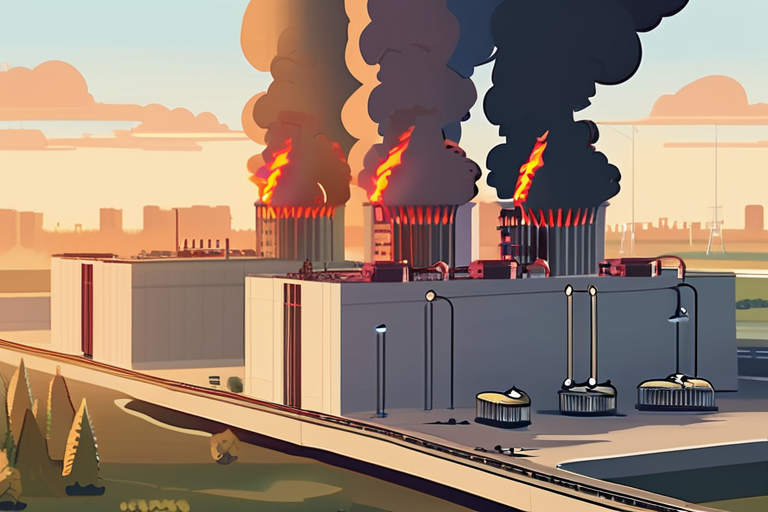 Drone Strike Ignites Fire at Moscow's Shatura Power Plant, Exposing Vulnerability in Energy Infrastructure