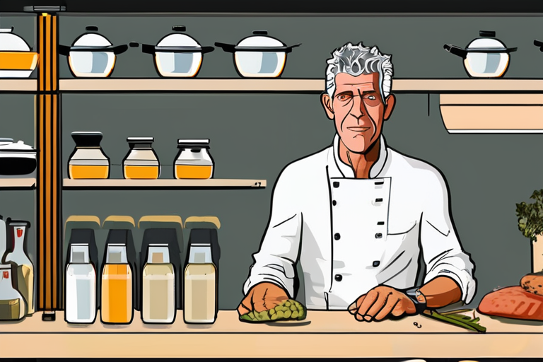 Antonio Banderas Mentors in Anthony Bourdain Biopic, Drawing from Own Culinary Roots