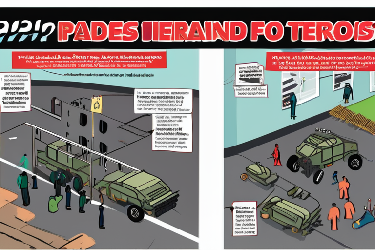 Pakistan Foiled Terrorist Plot: Suicide Attack on Paramilitary HQ Leaves 5 Dead