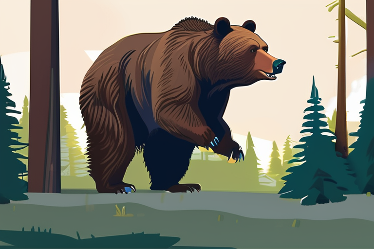 Grizzly Bear Attack in BC: Sow and Cubs Remain at Large After School Incident