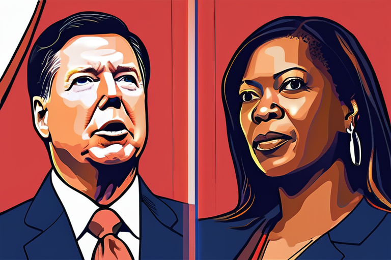 US Judge Deals Blow to Trump Administration, Dismisses Charges Against James Comey and Letitia James