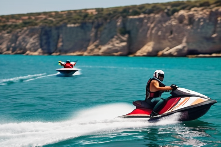 Palestinian Jet Skier Conquers 186-Mile Mediterranean Dash