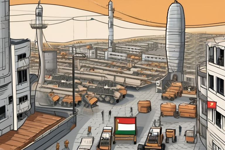 Israel's Military Actions and Restrictions Push Palestinian Economy to Record Low