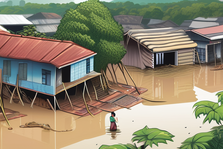 South East Asia Floods Wreak Devastation: Record Rainfall Claims Hundreds of Lives