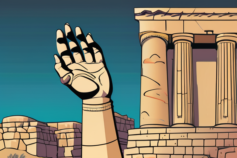 Amman Citadel Unveils Ancient Roman Colossal Hand Amid Ceasefire