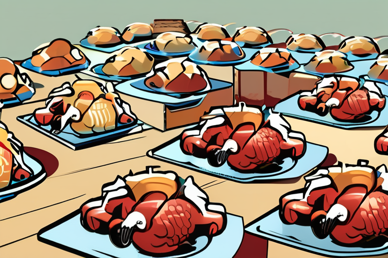 Turkey Takes Center Stage: 30 Million Birds to be Devoured on Thanksgiving