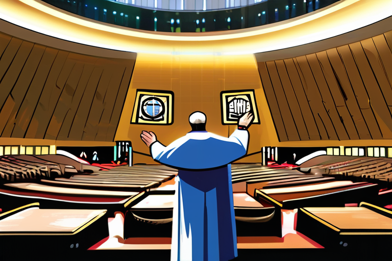US Pope Makes History as First American to Address UN General Assembly