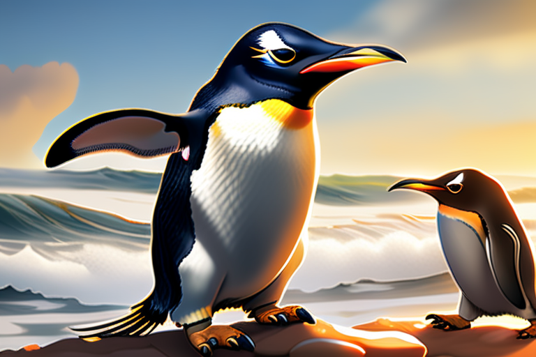 Early penguins may have used dagger-like beaks to skewer prey