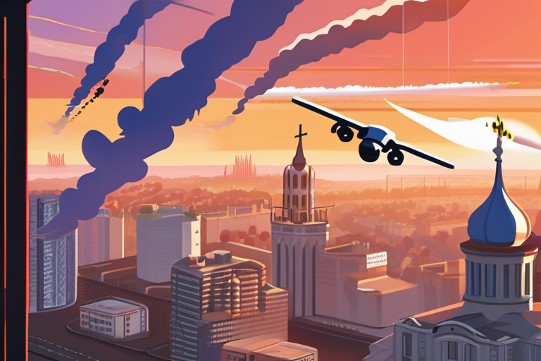 Russian Drones Launch Surprise Attack on Kyiv, Injuring Four