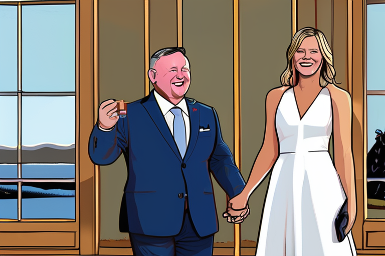 Australian Prime Minister Anthony Albanese Marries Partner Jodie Haydon at The Lodge