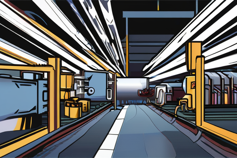 China's Factory Output Hits Record Low as Economic Slowdown Bites