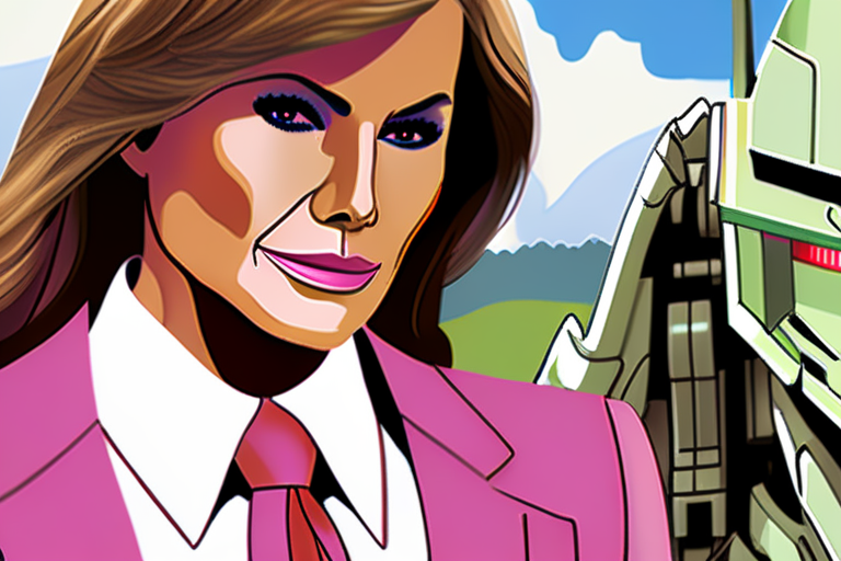 'The Robots Are Here': Melania Trump and White House Officials Spout Gibberish About AI