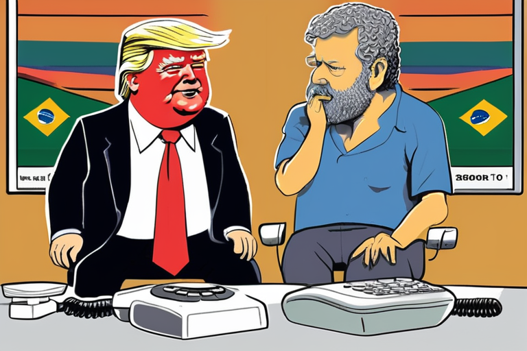 Trump and Lula Hold Historic Phone Call to Ease US-Brazil Tensions