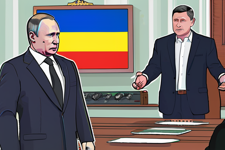 Putin Threatens Force to Capture Donbas, Contradicting Zelensky's Firm Stance