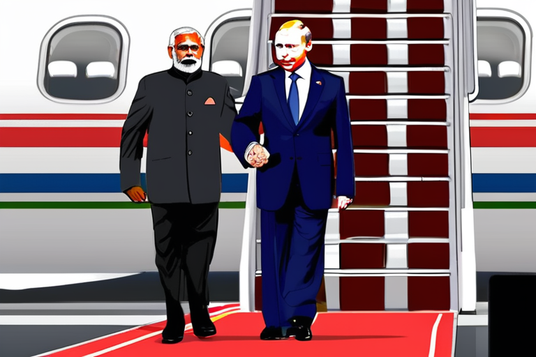 Putin Arrives in Delhi for High-Stakes India-Russia Summit Amid US Pressure