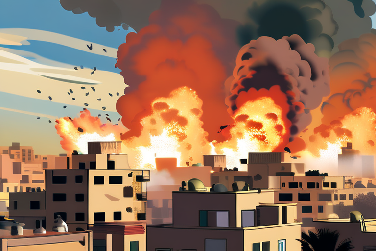 Gaza City Under Siege: Residents' Voices Rise Amid Israel's Aerial Assault