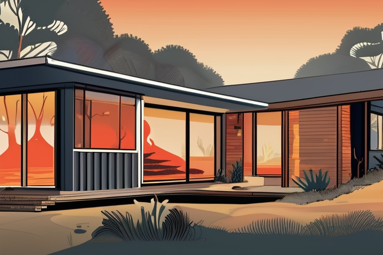 Australia Wildfire Unleashes Fury on Coastal Homes