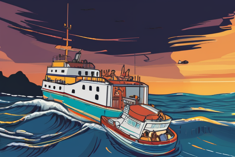 "Tragedy Strikes: 18 Migrants Lost at Sea off Crete"