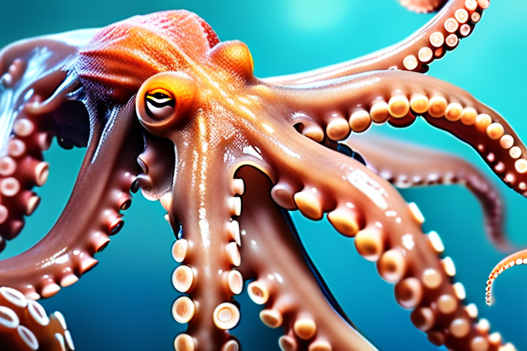 Octopuses Unveil Secret to Effortless Movement: Scientists Reveal Surprising Locomotion Control Mechanism