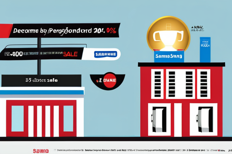 "Samsung Slashes Prices by 30% in December Sale"