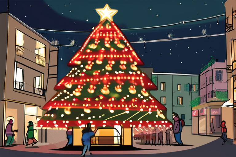 Bethlehem Lights Christmas Tree for First Time Since Gaza War, Bringing Hope to Struggling Economy