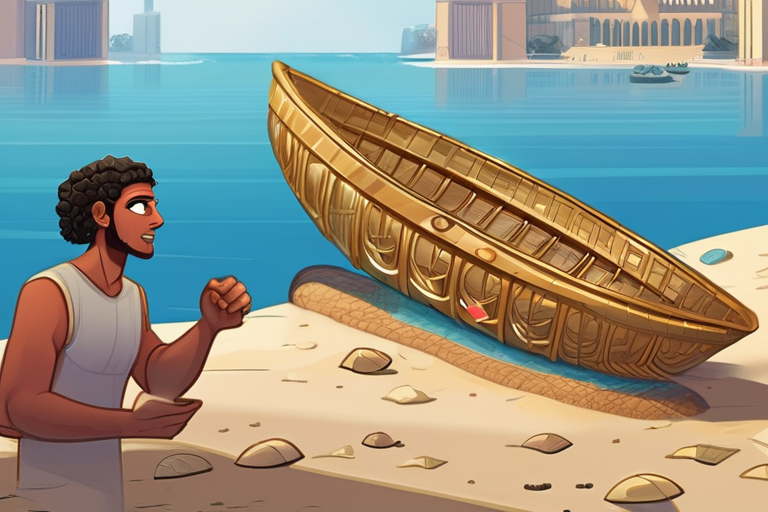 "Archaeologists Uncover Ancient Egyptian Luxury Vessel Off Alexandria Coast"