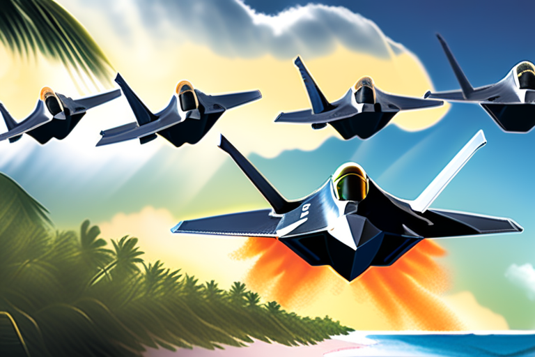 US Deploys Stealth Fighter Squadrons to Puerto Rico in Caribbean Cartel Crackdown