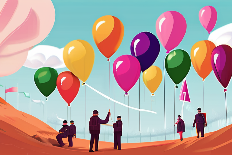 "Balloons Flood Lithuania as Belarus Border Crisis Escalates"