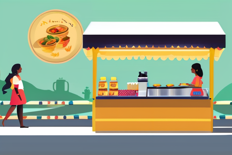 Women Power Up in Andhra Pradesh with Fragrant Food Stand