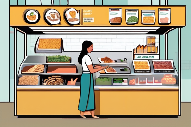 Working Women Find Solace in Fragrant Food Stand