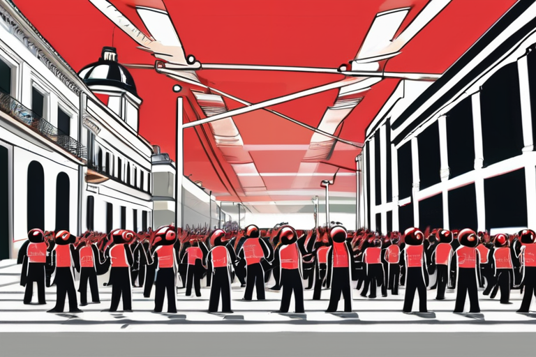 Portugal Paralyzed by First General Strike in 12 Years