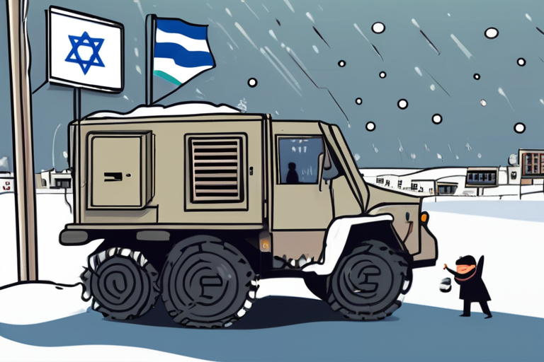 Israel's Channel 14 Broadcasts Joy in Gaza's Misfortune Amid Winter Storm