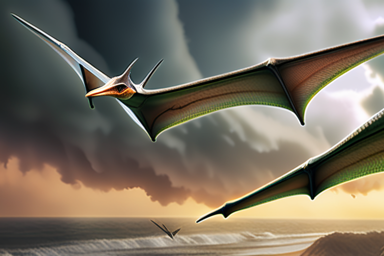 Baby Pterosaurs Took to Skies Just Days After Hatching, Storms Proved Fatal