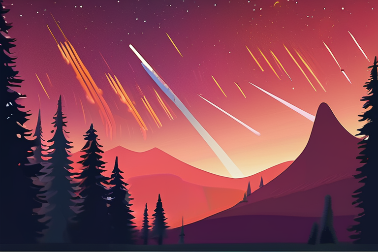 Geminids Meteor Shower Blazes Across the Night Sky