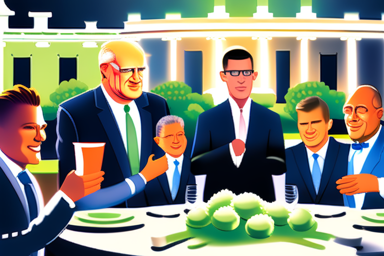 Tech Titans Unite: 33 Silicon Valley Leaders Gather at White House for High-Stakes Dinner