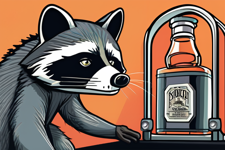 "Mischief Mageddon: Raccoon's Liquor-Fueled Crime Spree"