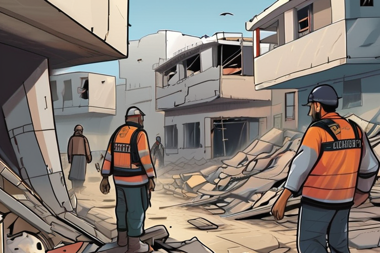 Gaza Rescue Efforts Underway as Storm-Collapsed Buildings Trap Palestinians