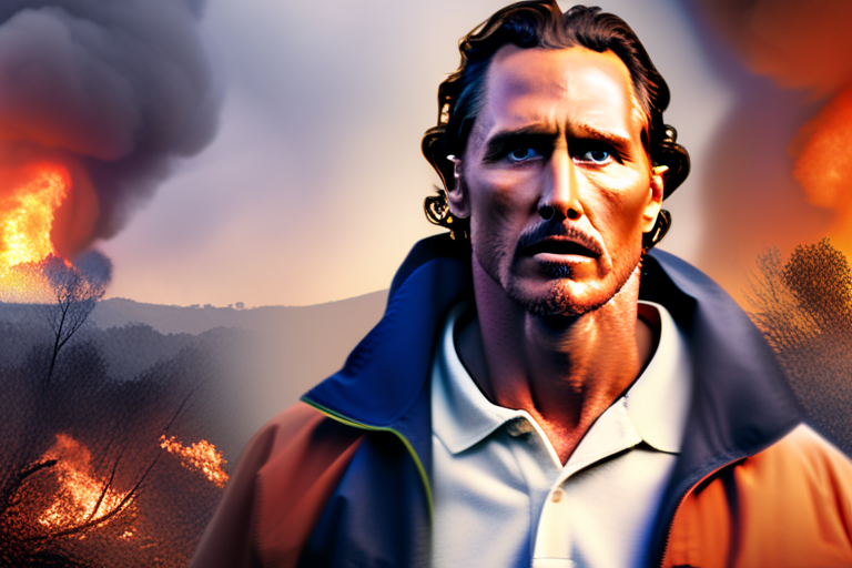 Matthew McConaughey Leads Daring Rescue of 22 Kids from Devastating Camp Fire Inferno