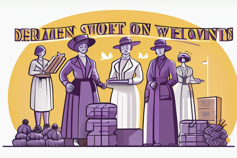 Women's Suffrage Movement Baked on a Foundation of Cookies
