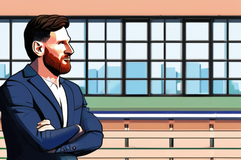 Messi Concludes India Tour with Delhi Stadium Visit