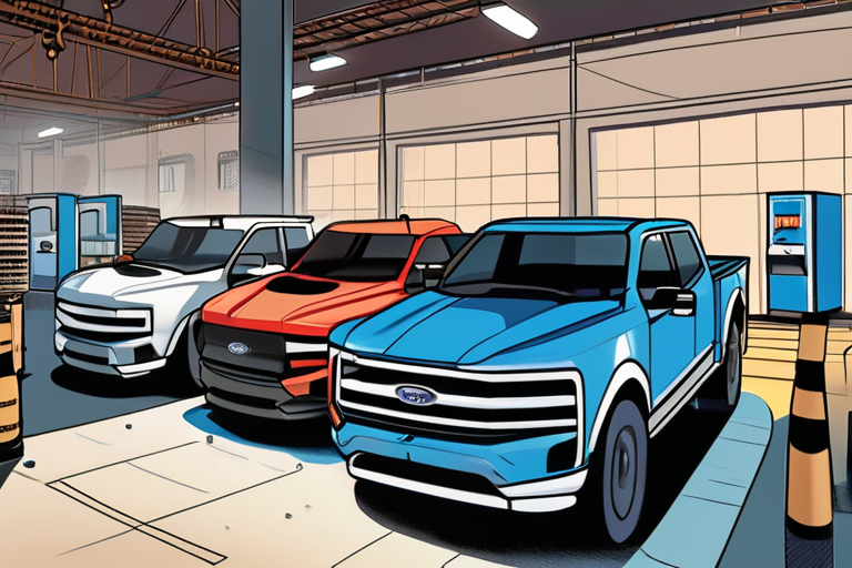 Ford Shifts Focus: F-150 Lightning Production Ends, Battery Storage Business Takes Off