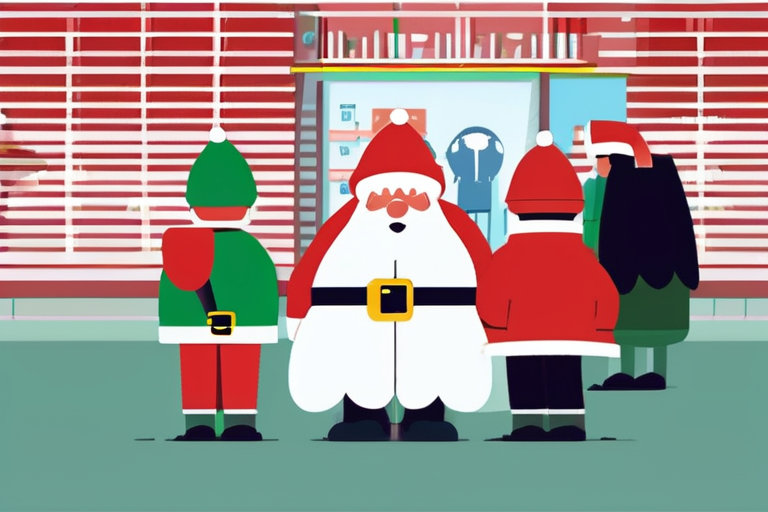 Father Christmas Faces Pay Freeze as Elves Receive Slight Pay Hike