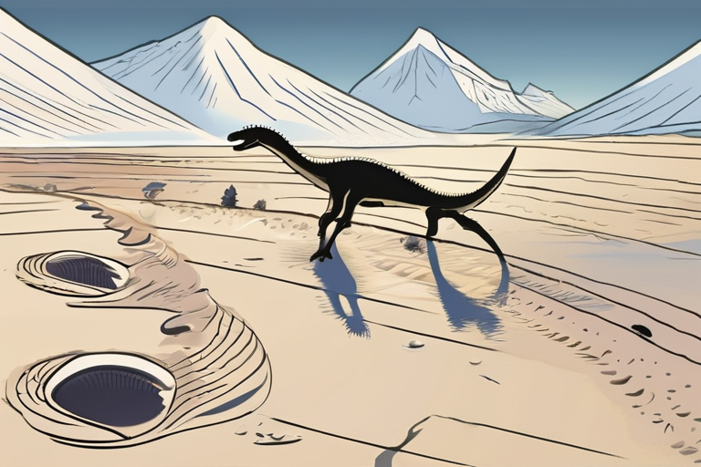 "Dino Footprints Uncovered in Italy Ahead of Winter Olympics"