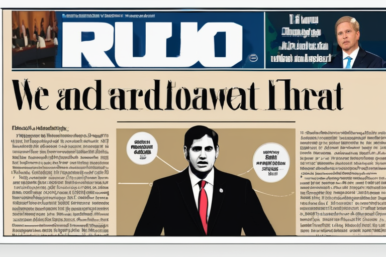 Rubio Warns: Unstable Middle East if Hamas Maintains Threat to Israel