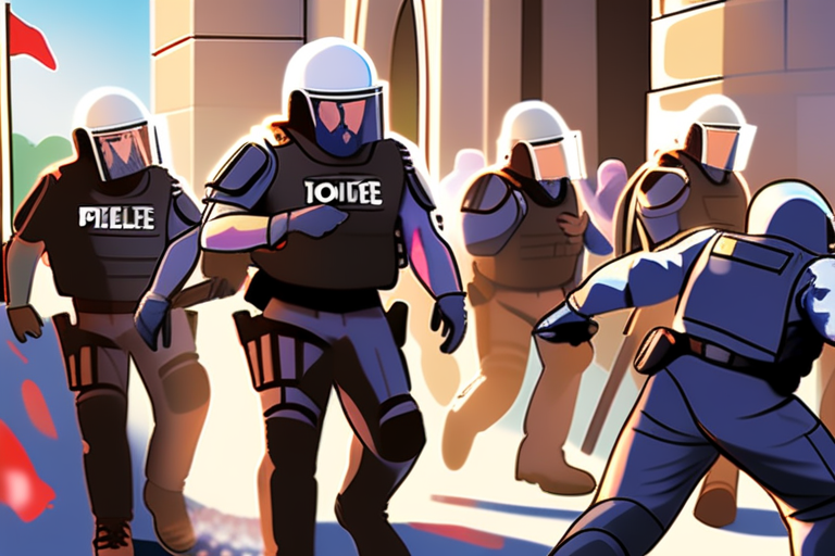 "Police Clamp Down on Palestine Protesters, Arresting Over 150 Outside UK Parliament"