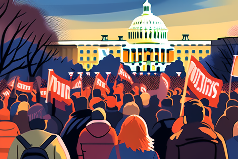 Washingtonians Unite Against Trump's Occupation: Thousands Take to Streets in Protest