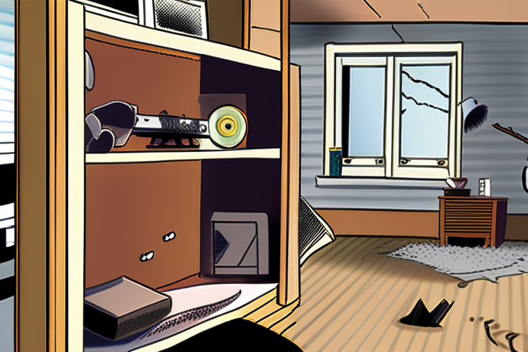 Squatter's Secret Life Exposed: "Strange Noises" Masked Home Invasion
